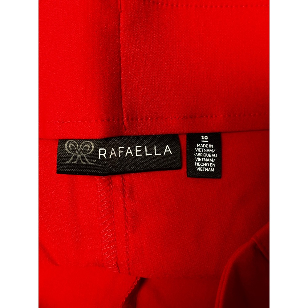 Rafaella Women True Red Stretch Ankle Pant Size 10 RSBSE001 NWT - Picture 6 of 8